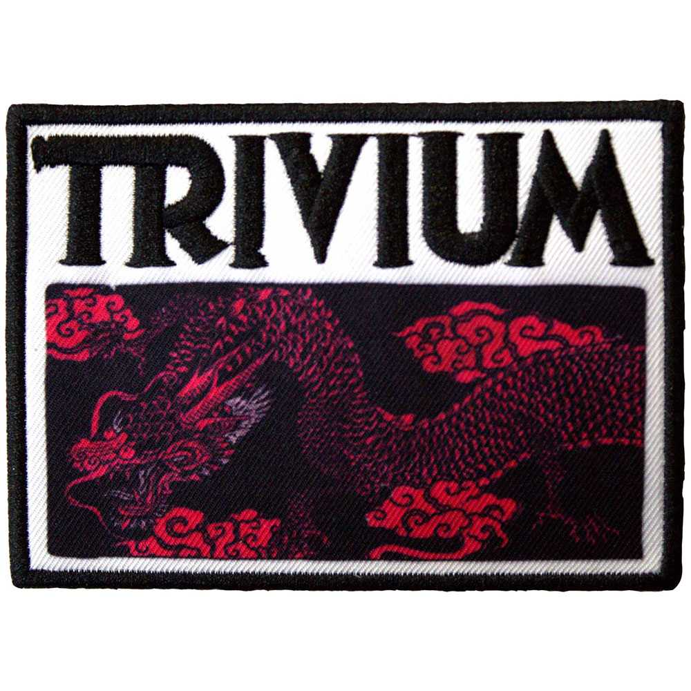 Trivium - Deadmen & Dragons Silhouette Patch - Zwart/Multicolours